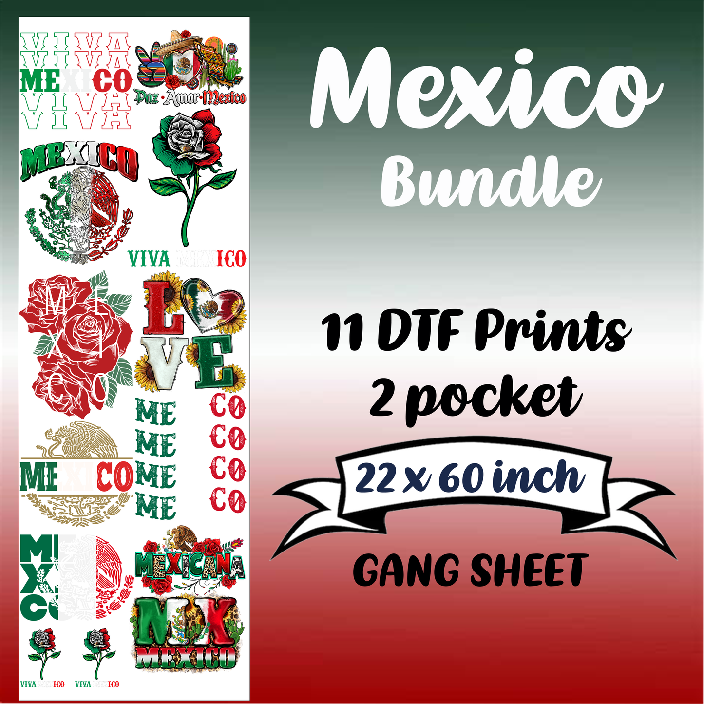Hispanic Premade Gang sheet