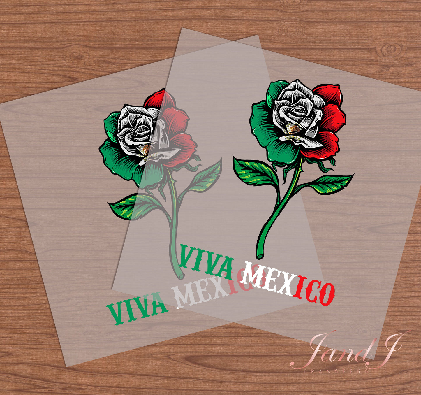 Viva Spanish Rose DTF Transfers Ready To Press, Direct To Film Transfer ,DTF Prints