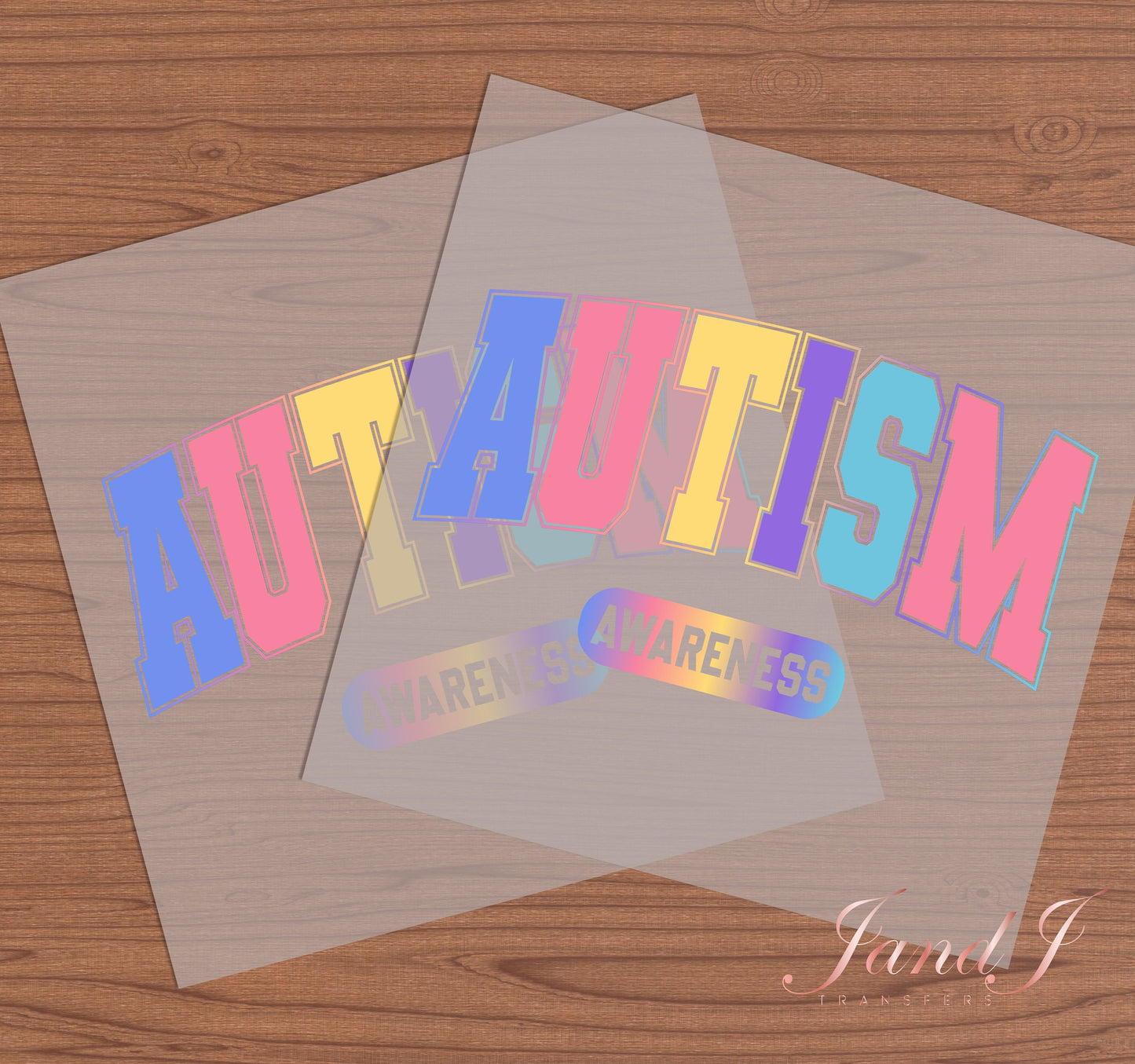 Autism Awareness DTF Transfers Ready To Press, Direct To Film Transfer ,DTF Prints
