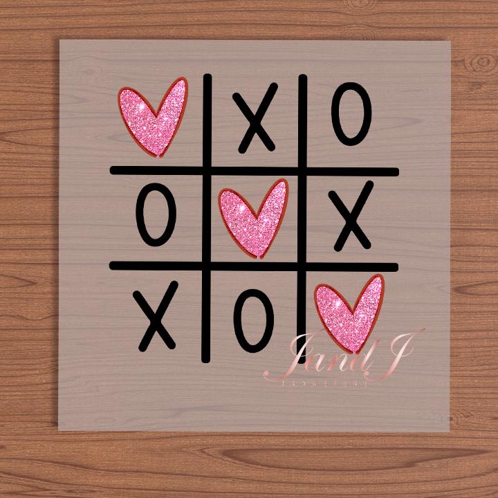 XOXO Valentine Heart Vibes Transfers Ready To Press, Direct To Film Transfer ,DTF Prints