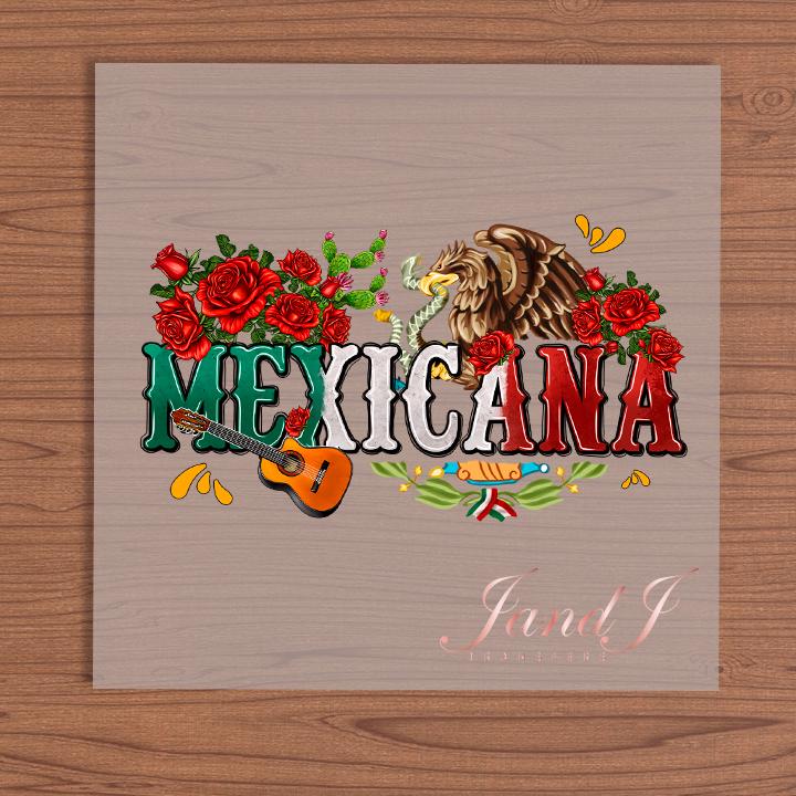 Mexicana DTF Transfers Ready To Press, Direct To Film Transfer ,DTF Prints