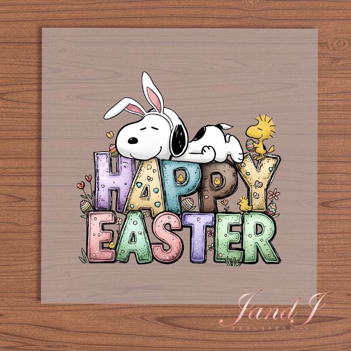 Cute Snoop Dog Easter DTF Transfers Ready To Press, Direct To Film Transfer ,DTF Prints
