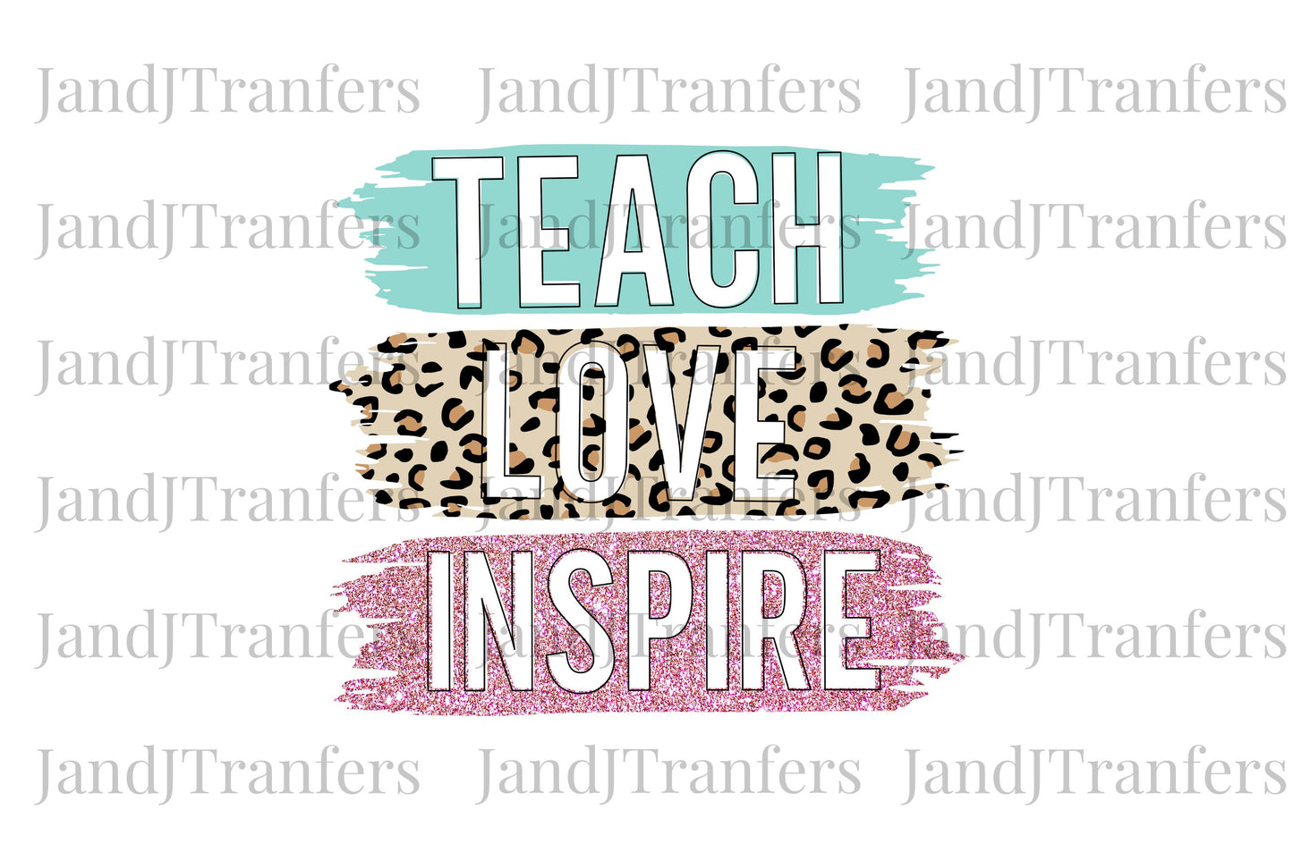 Teacher Leopard DTF- DTF Transfers Ready To Press, Direct To Film Transfer ,DTF Prints
