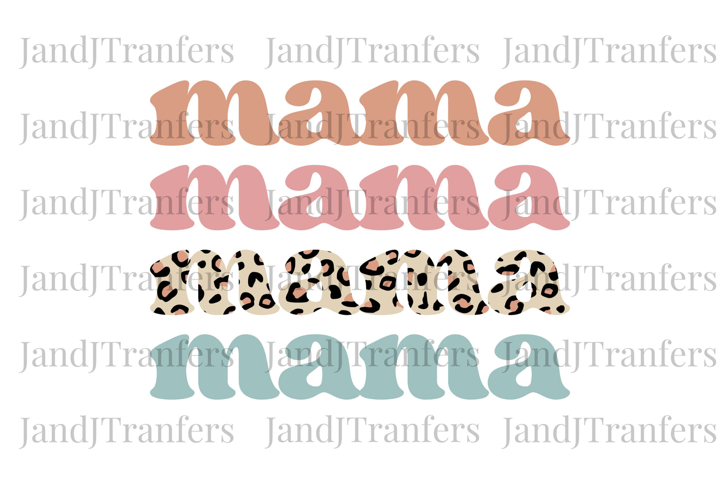 Mamá, DTF Transfers Ready To Press, Direct To Film Transfer ,DTF Prints