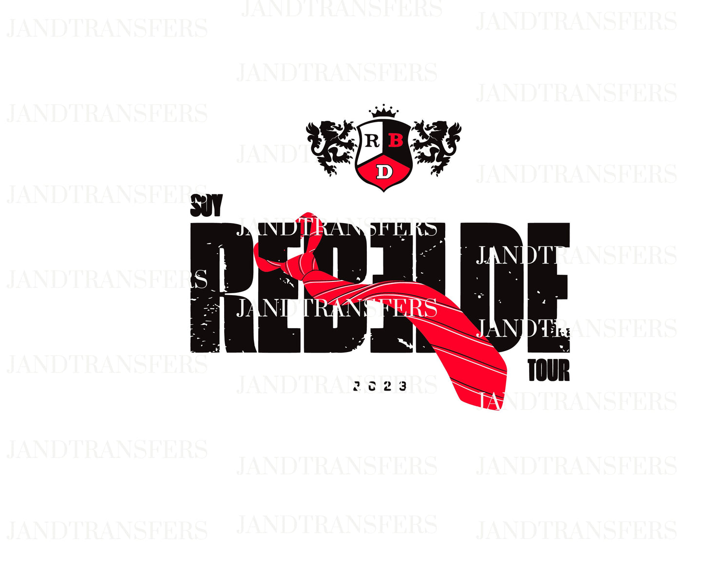 Redelde DTF Transfers Ready To Press, Direct To Film Transfer ,DTF Prints
