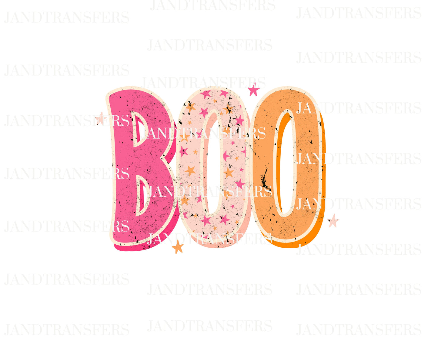 Boo DTF Transfers Ready To Press, Direct To Film Transfer,, DTF, DTF Prints, Ready To Press Halloween