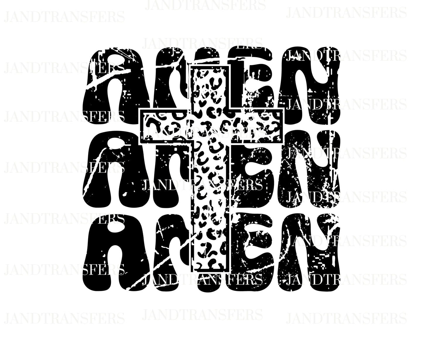 Amen DTF Transfers Ready To Press, Direct To Film Transfer ,DTF Prints