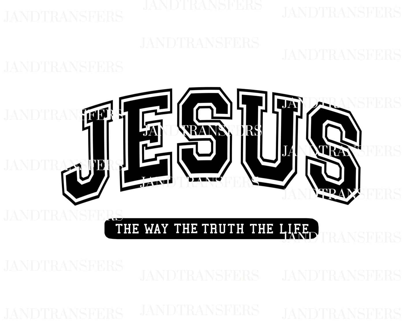 Jesus DTF Transfers Ready To Press, Direct To Film Transfer ,DTF Prints