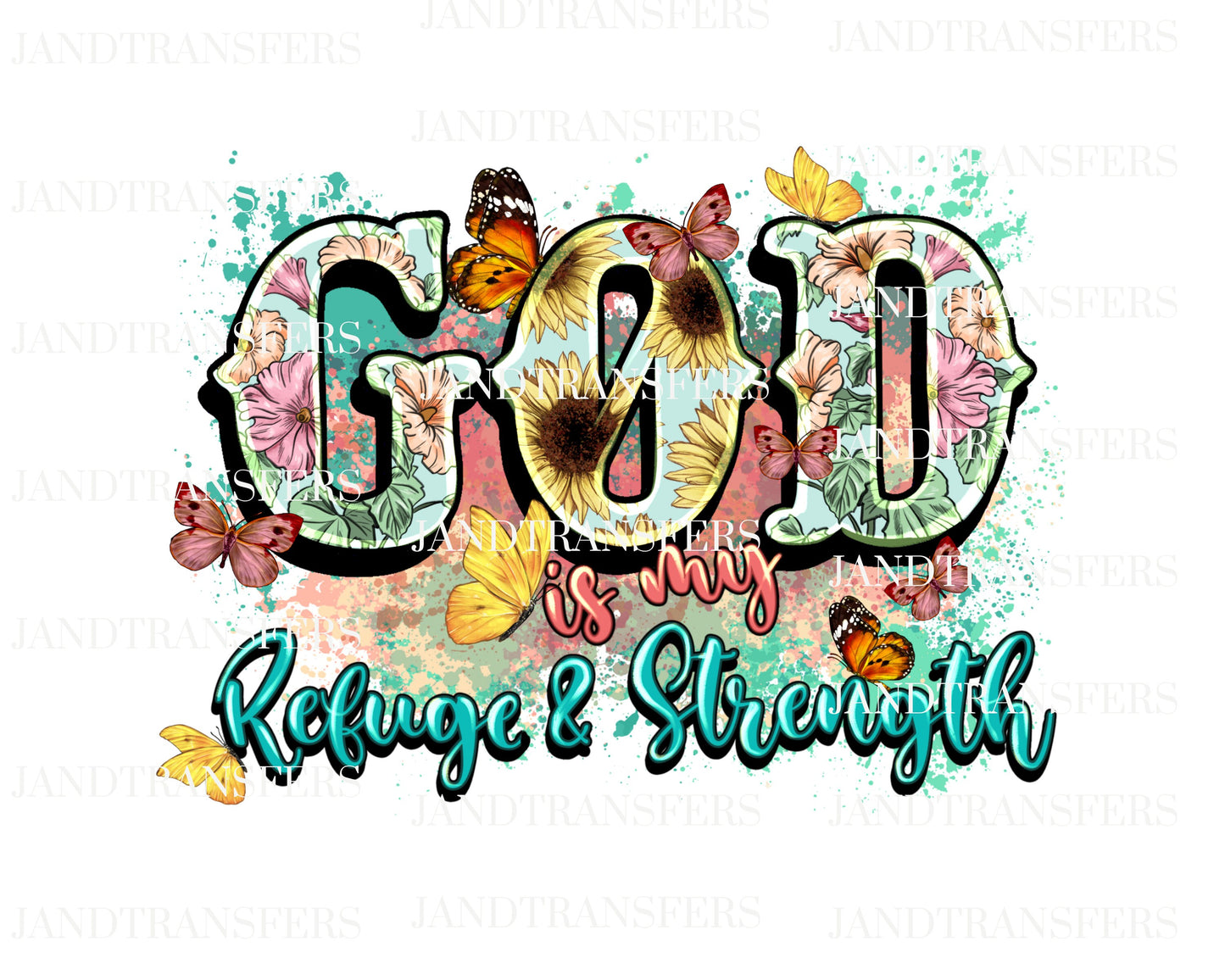 God DTF Transfers Ready To Press, Direct To Film Transfer ,DTF Prints