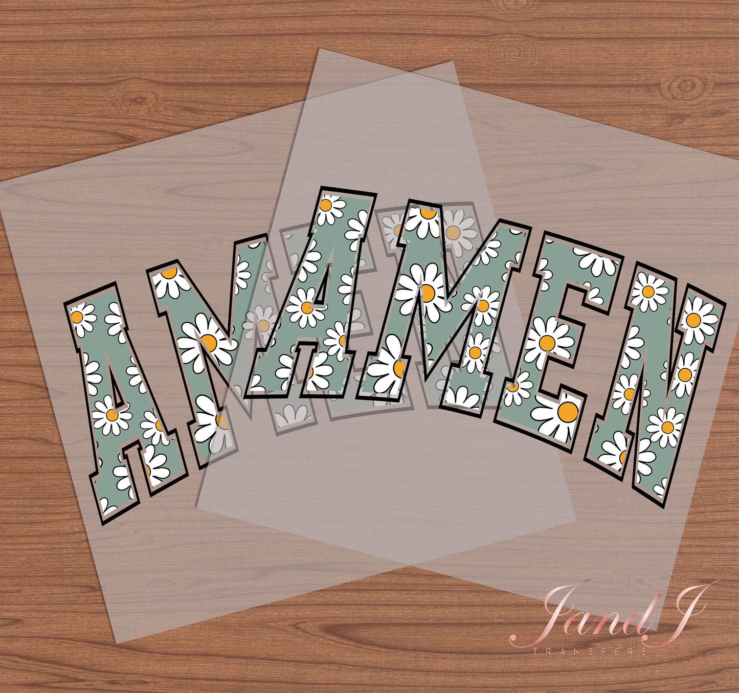 AmenDTF Transfers Ready To Press, Direct To Film Transfer ,DTF Prints