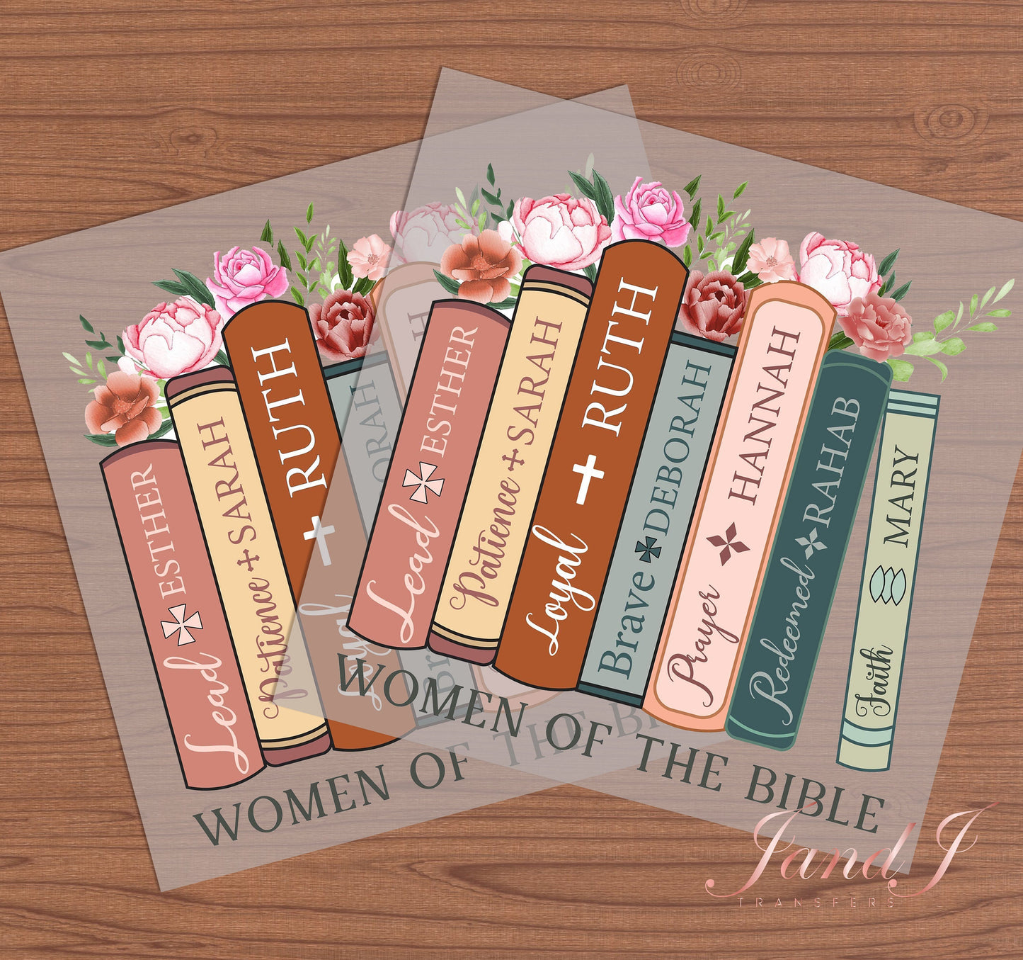 Women Of The Bible DTF Transfers Ready To Press, Direct To Film Transfer ,DTF Prints