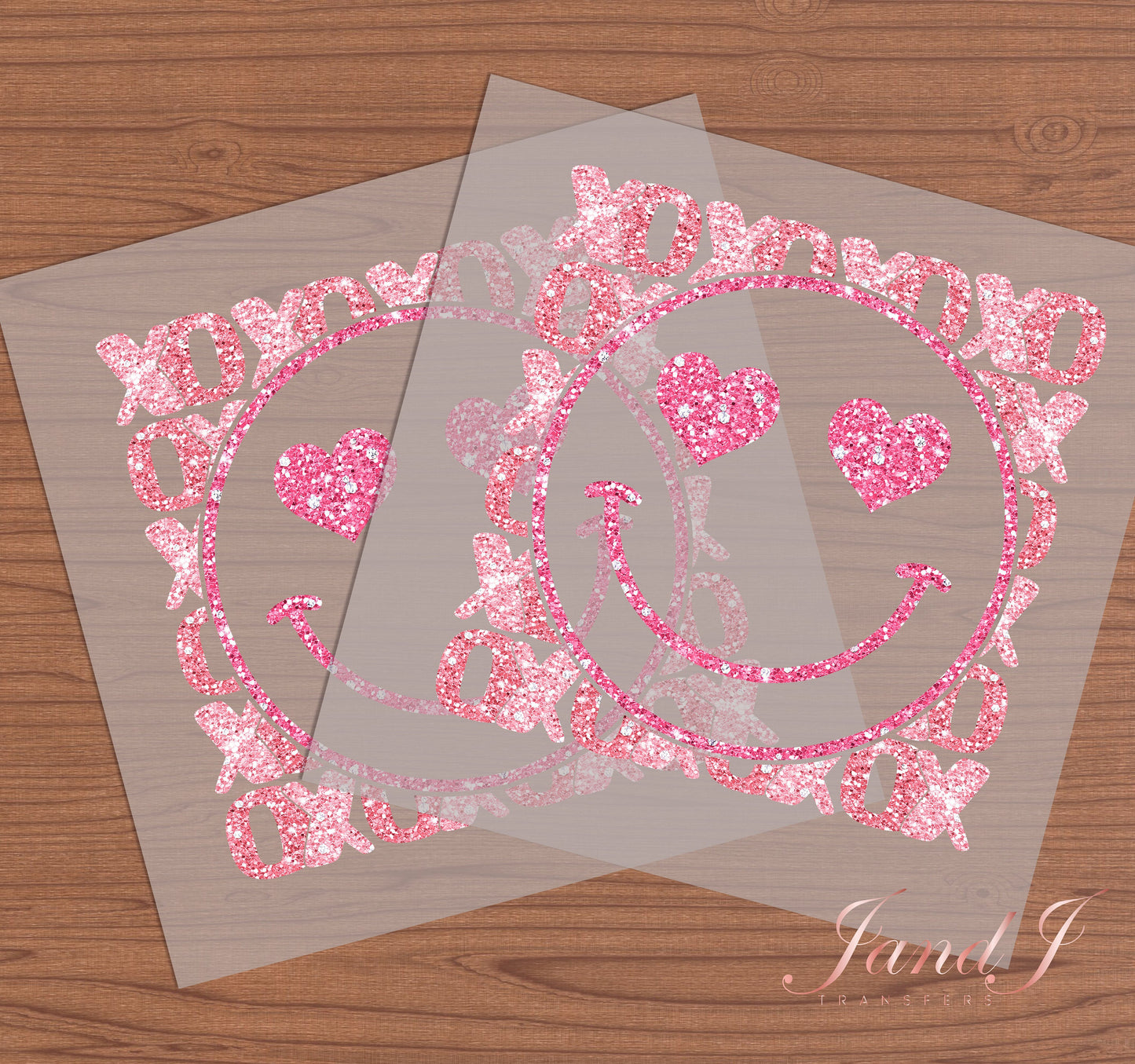 Happy Face Valentines DTF Transfers Ready To Press, Direct To Film Transfer ,DTF Prints
