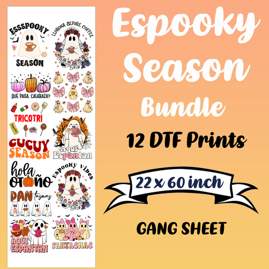 Espooky Season Adult Premade Gang sheet ( (Copy)