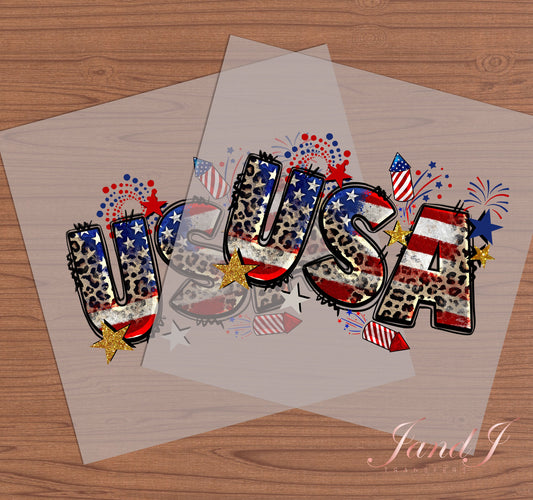 USA America, DTF Transfers Ready To Press, Direct To Film Transfer ,DTF Prints
