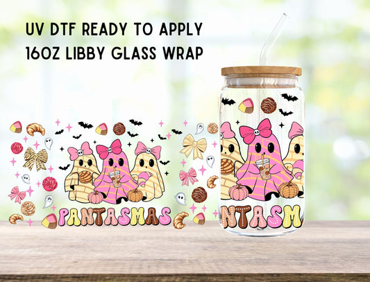UV DTF 16oz Ready To Apply Libby Glass Wrap, Glass Can Wrap