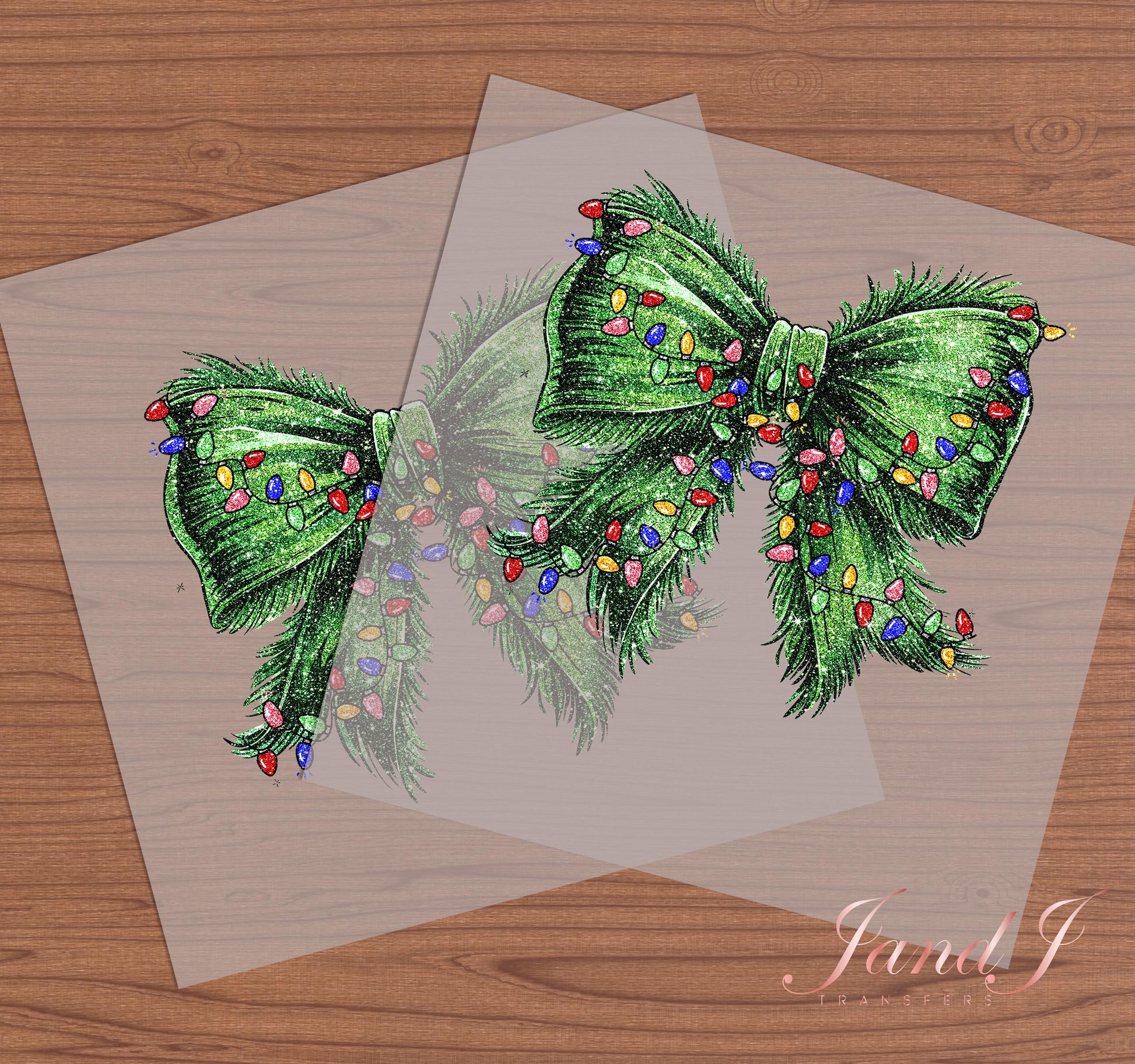 Green Christmas Bow My Day, Im Booked, DTF Transfers Ready To Press, Direct To Film Transfer ,DTF Prints