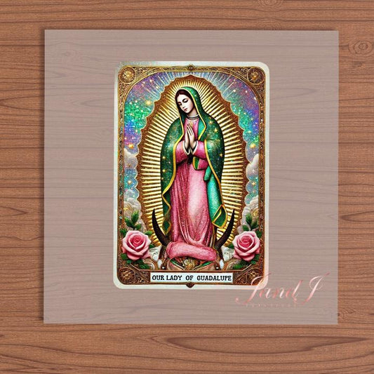 Virgin Mary Guadalupe DTF Hispanic edition, DTF Transfers Ready To Press, Direct To Film Transfer ,DTF Prints