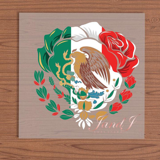 Mexico Floral DTF Transfers Ready To Press, Direct To Film Transfer ,DTF Prints