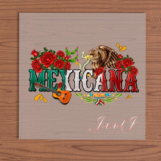 Mexicana DTF Transfers Ready To Press, Direct To Film Transfer ,DTF Prints