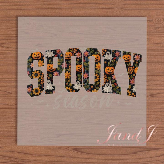 Spooky Season, Fall Vibes, Fall Autumn, DTF Transfers Ready To Press, Direct To Film Transfer DTF, DTF Prints, Ready To Press