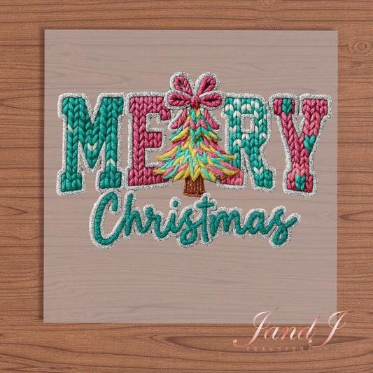 Merry Christmas DTF Transfers Ready To Press, Direct To Film Transfer ,DTF Prints