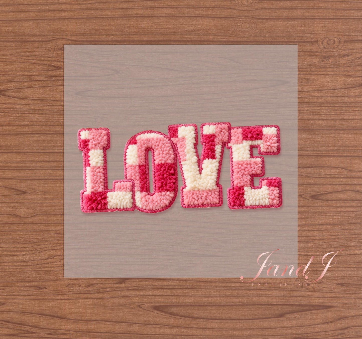 Love Knitted DTF Transfers Ready To Press, Direct To Film Transfer ,DTF Prints