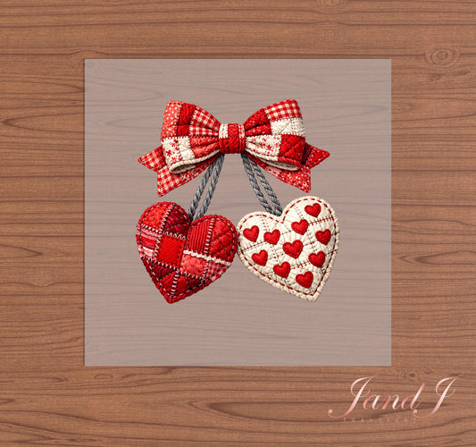 Cherry Crochet DTF Transfers Ready To Press, Direct To Film Transfer ,DTF Prints