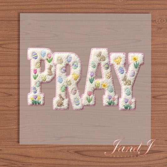 Pray Transfers Ready To Press, Direct To Film Transfer ,DTF Prints