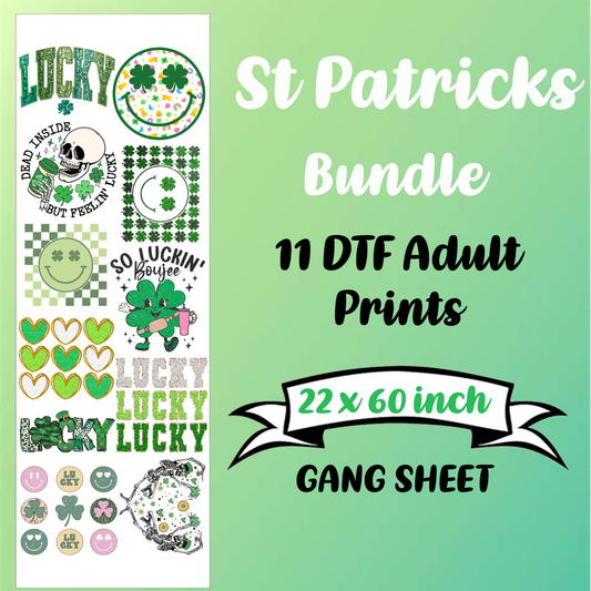St Patrick's Premade Gang sheet