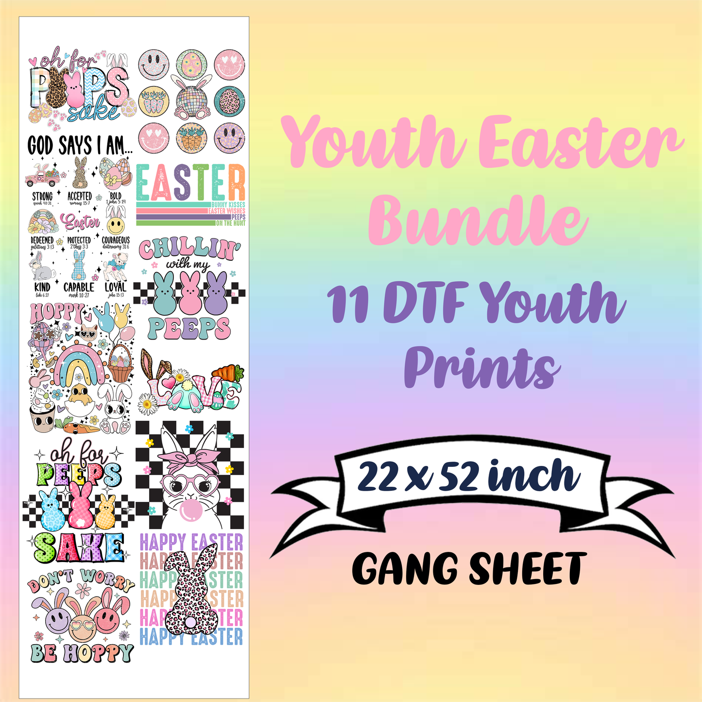 Easter Premade Gang sheet