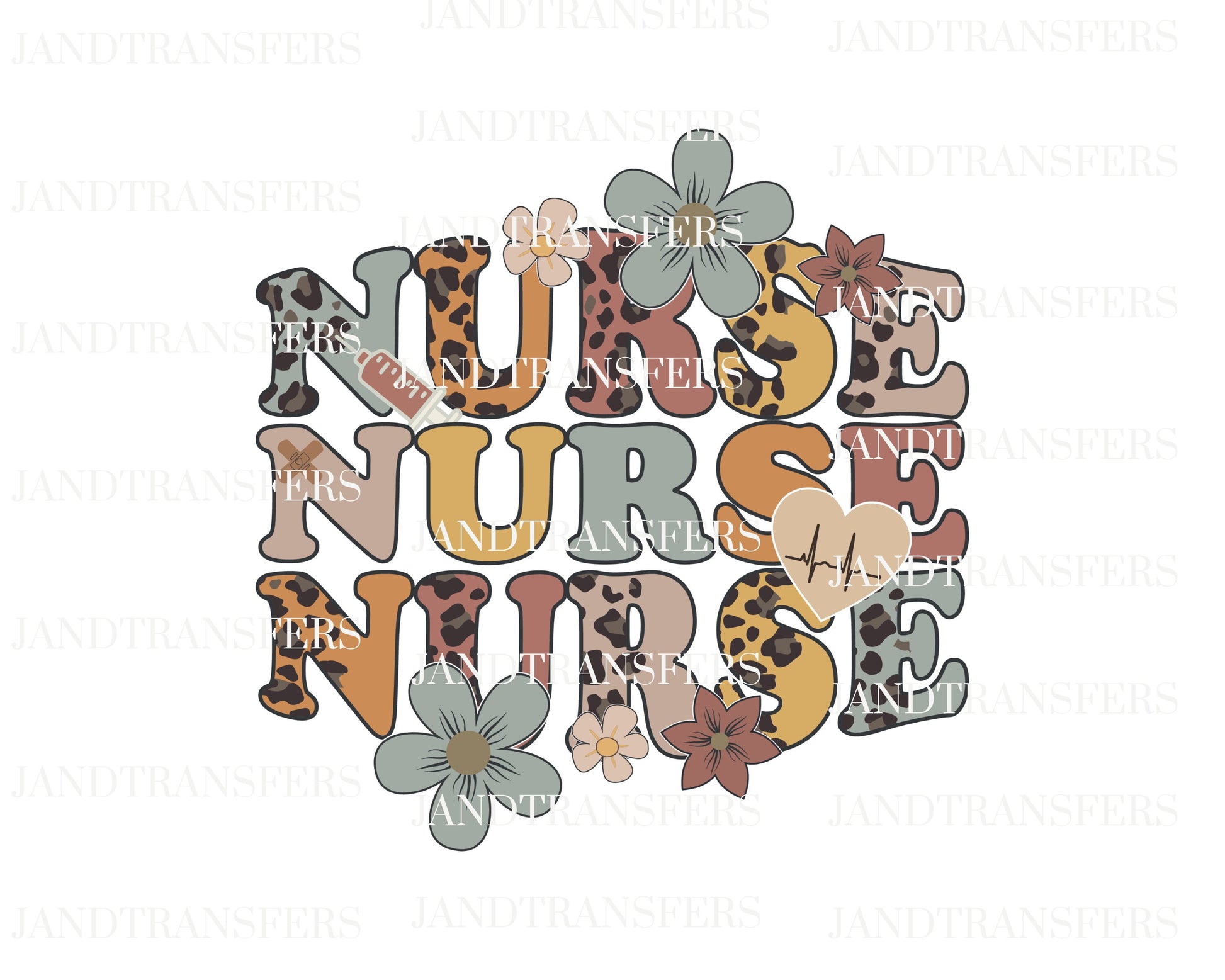 Nurse DTF- DTF Transfers Ready To Press, Direct To Film Transfer ,DTF Prints