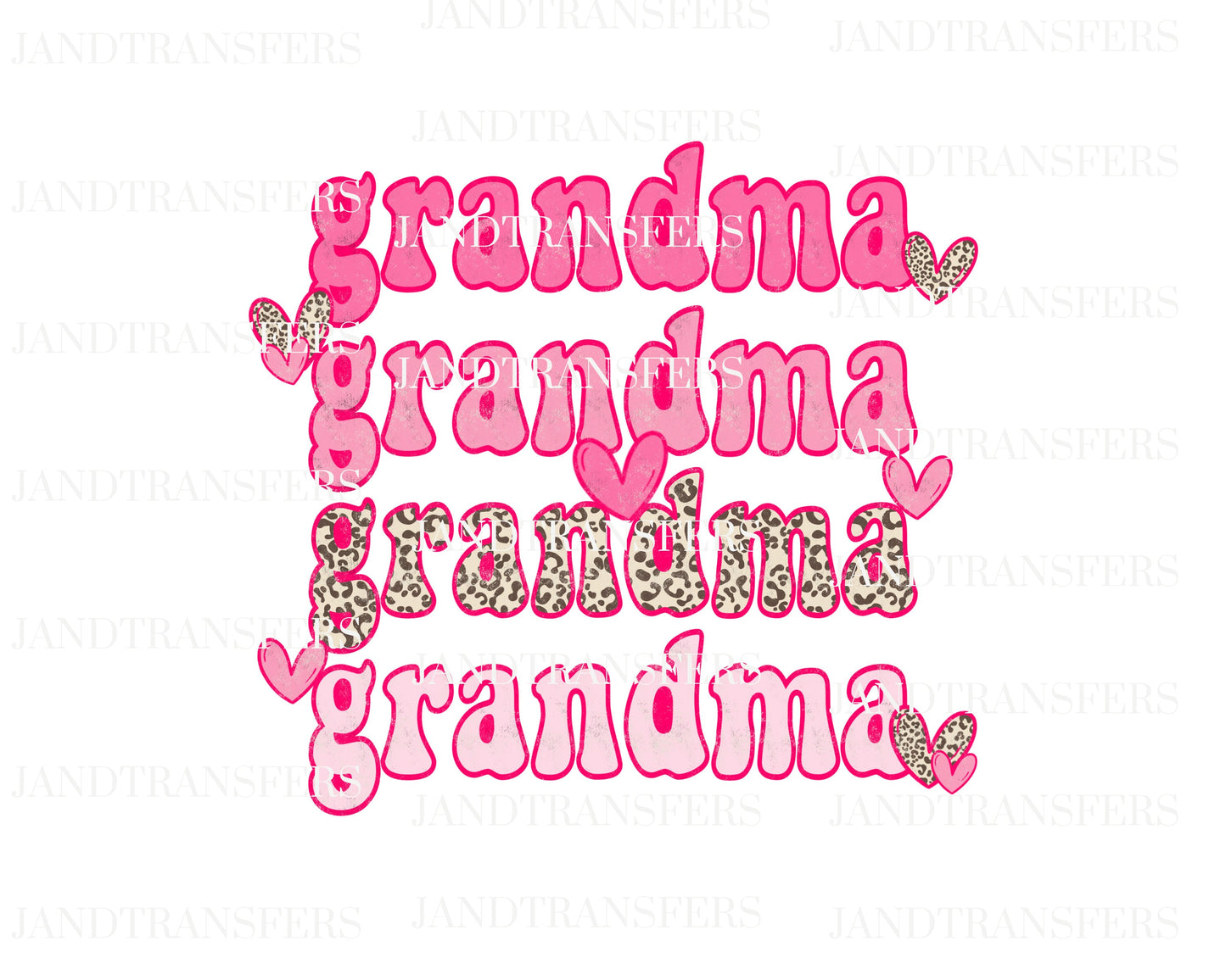 Grandma Valentines DTF Transfers Ready To Press, Direct To Film Transfer ,DTF Prints