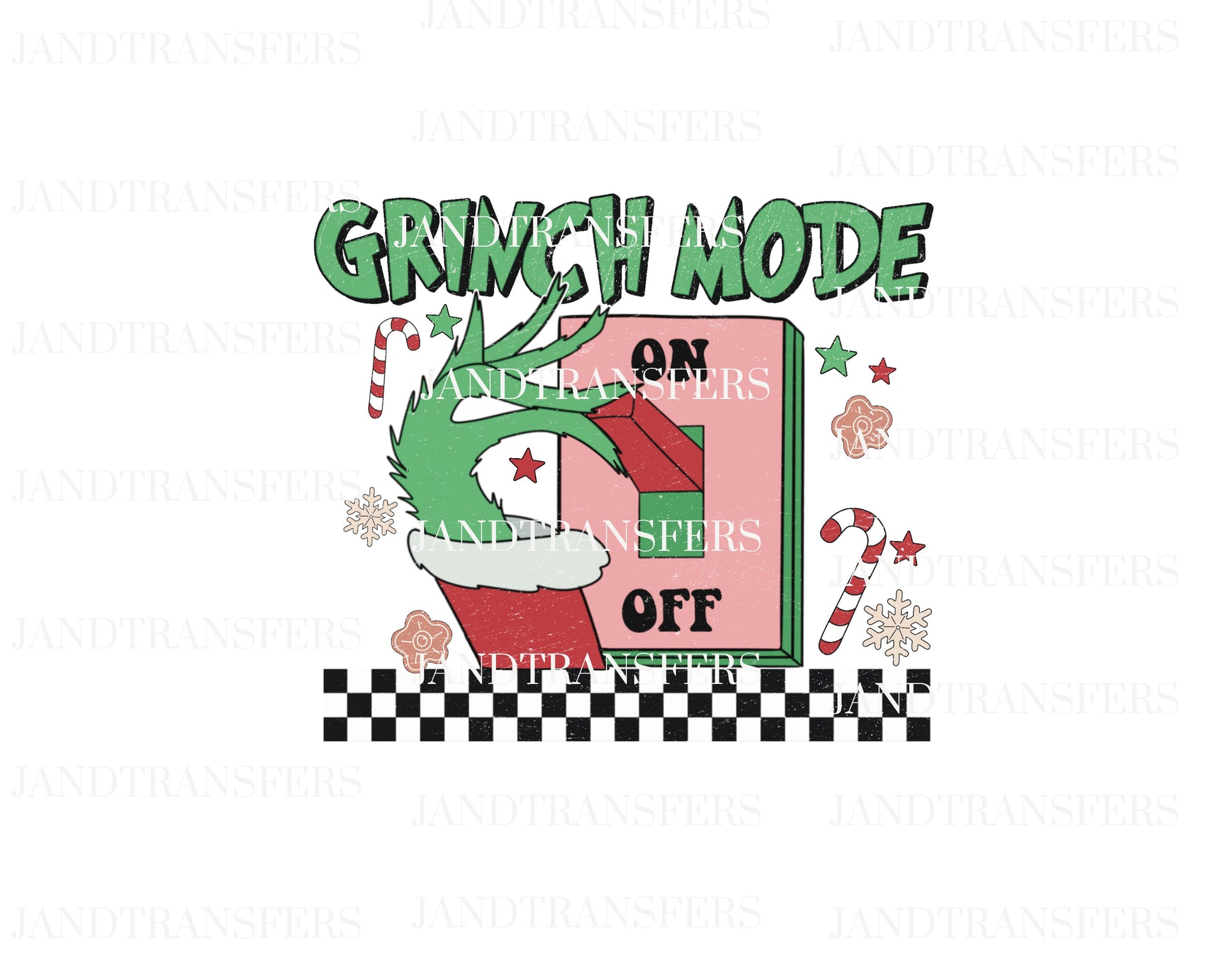 Grinchy Mode on DTF Transfers Ready To Press, Direct To Film Transfer ,DTF Prints