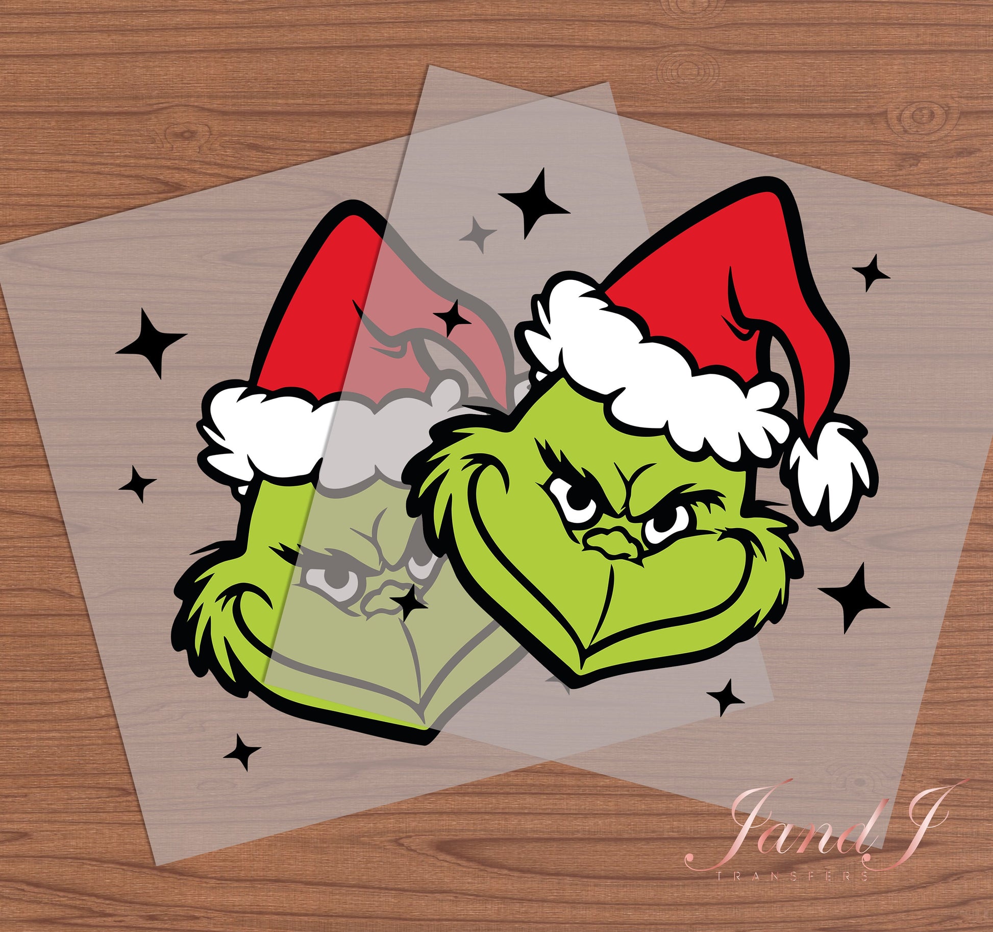 Grinchy Head DTF Transfers Ready To Press, Direct To Film Transfer ,DTF Prints